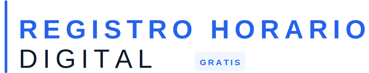 Registro horario digital gratis
